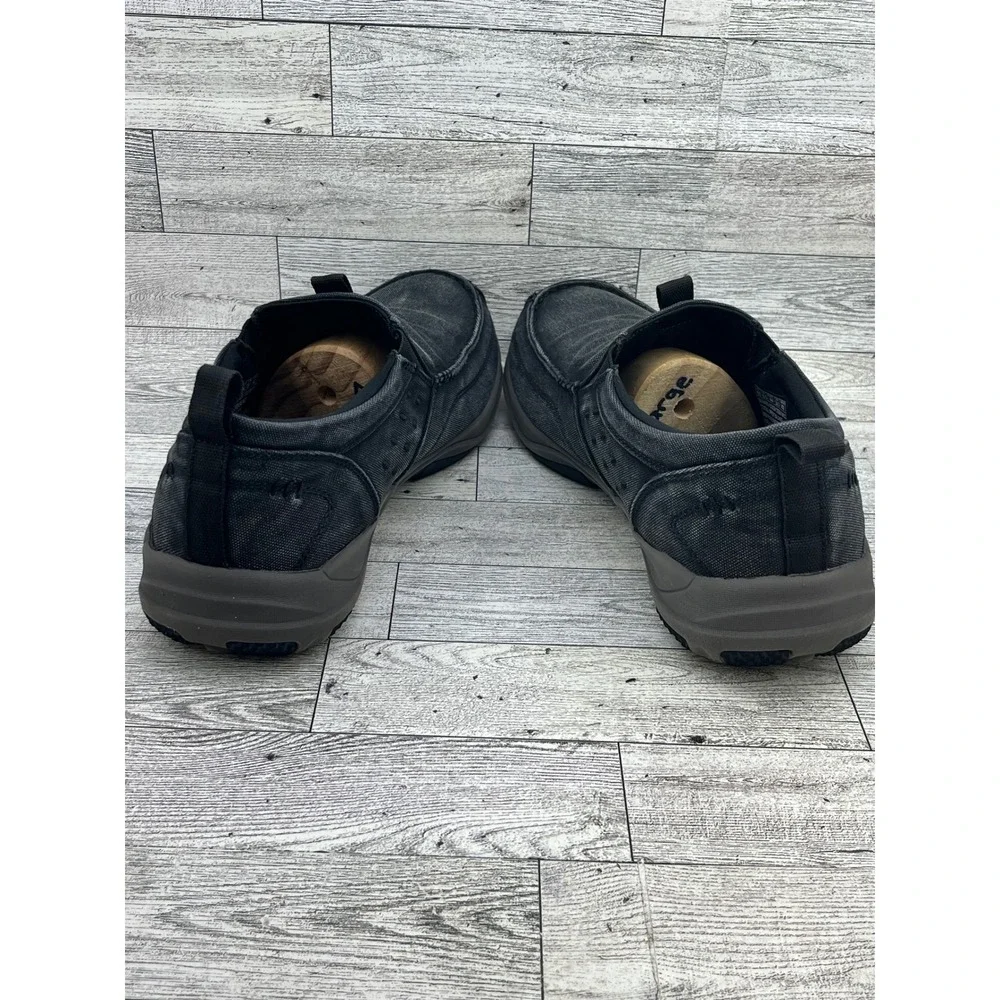Skechers Classic Fit Air-Cooled Memory Foam Slip On Loafers Men 10.5 Black 64970